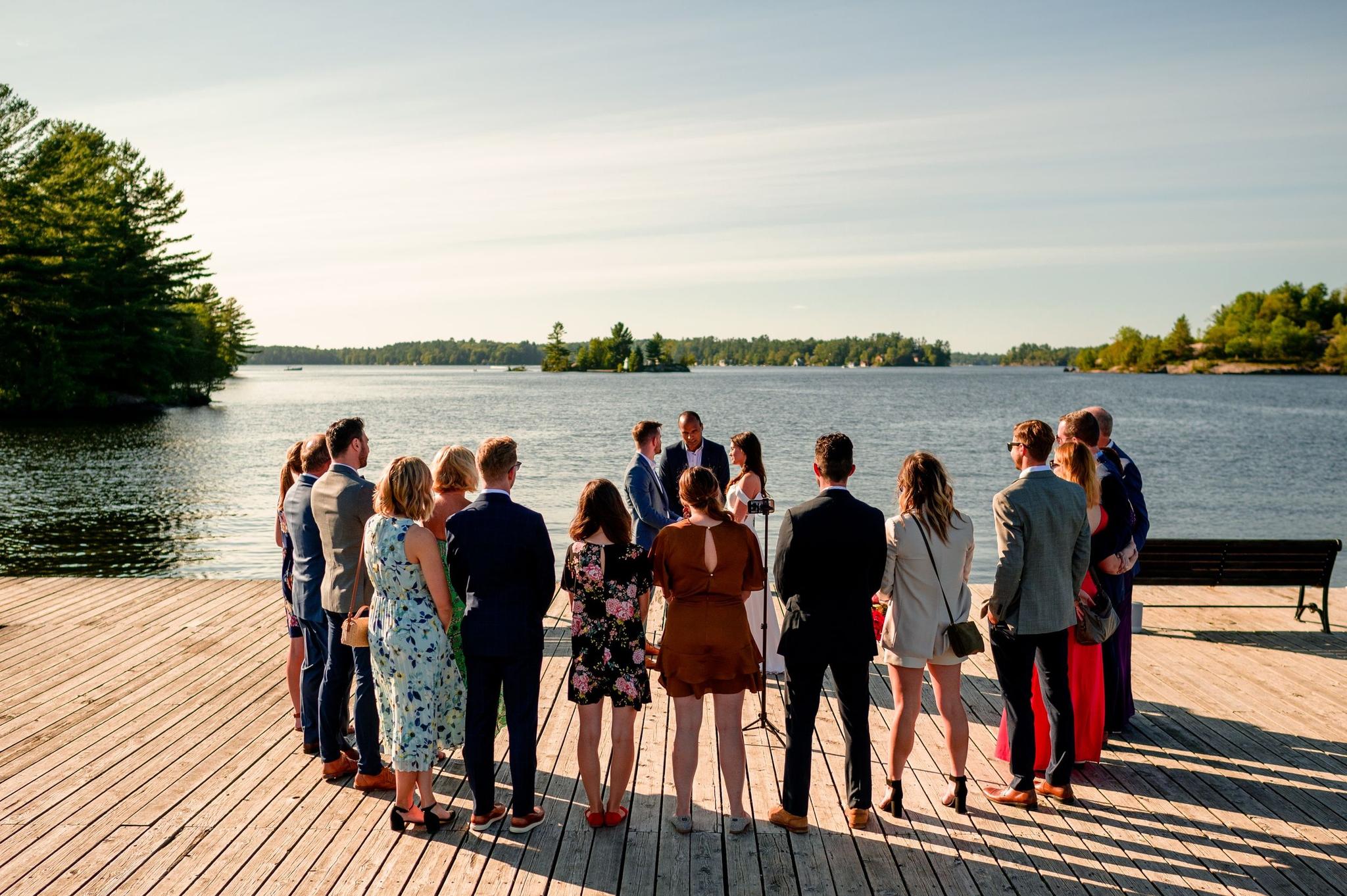 Dave & Megan's Muskoka Dock Wedding